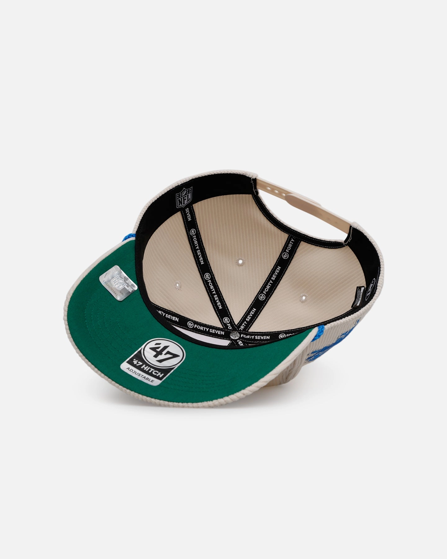 47 Brand Detroit Lions 'Natural Script' Premium Hitch Corduroy Snapback Natural
