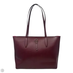 Adel Leather Tote Designer By Kate Spade, Size: Large