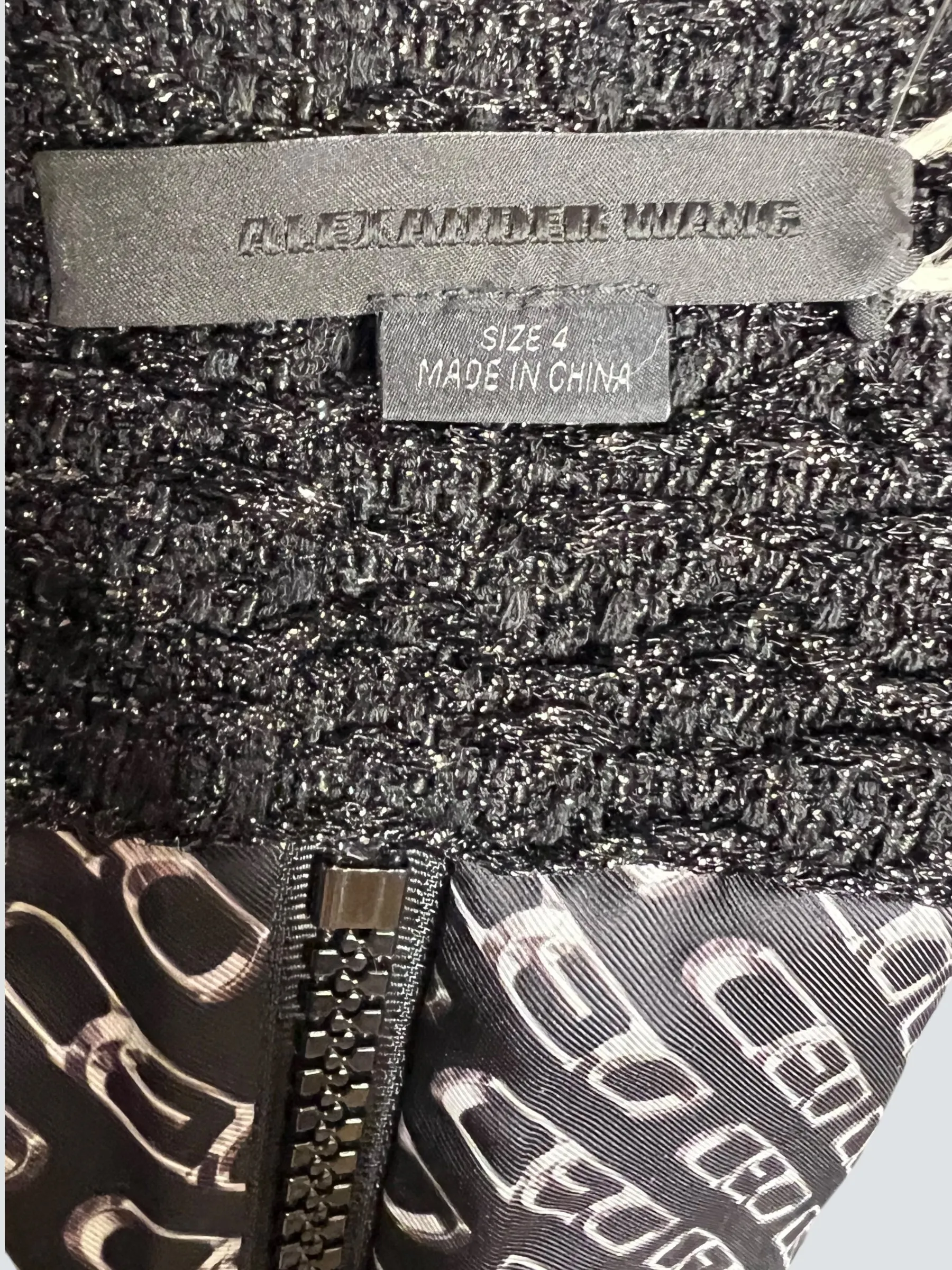 Alexander Wang Black Fitted Jacket - Size UK 8