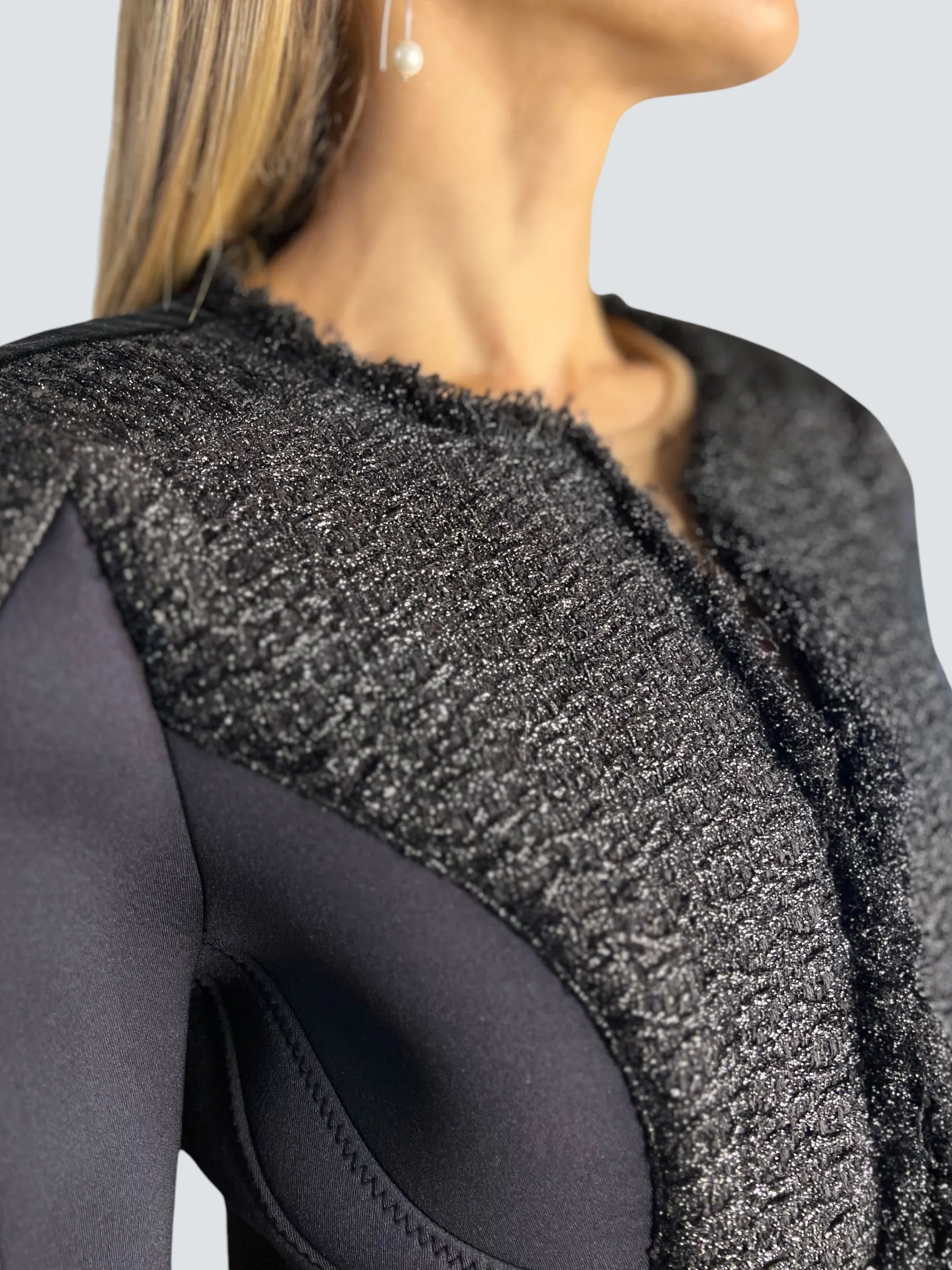 Alexander Wang Black Fitted Jacket - Size UK 8