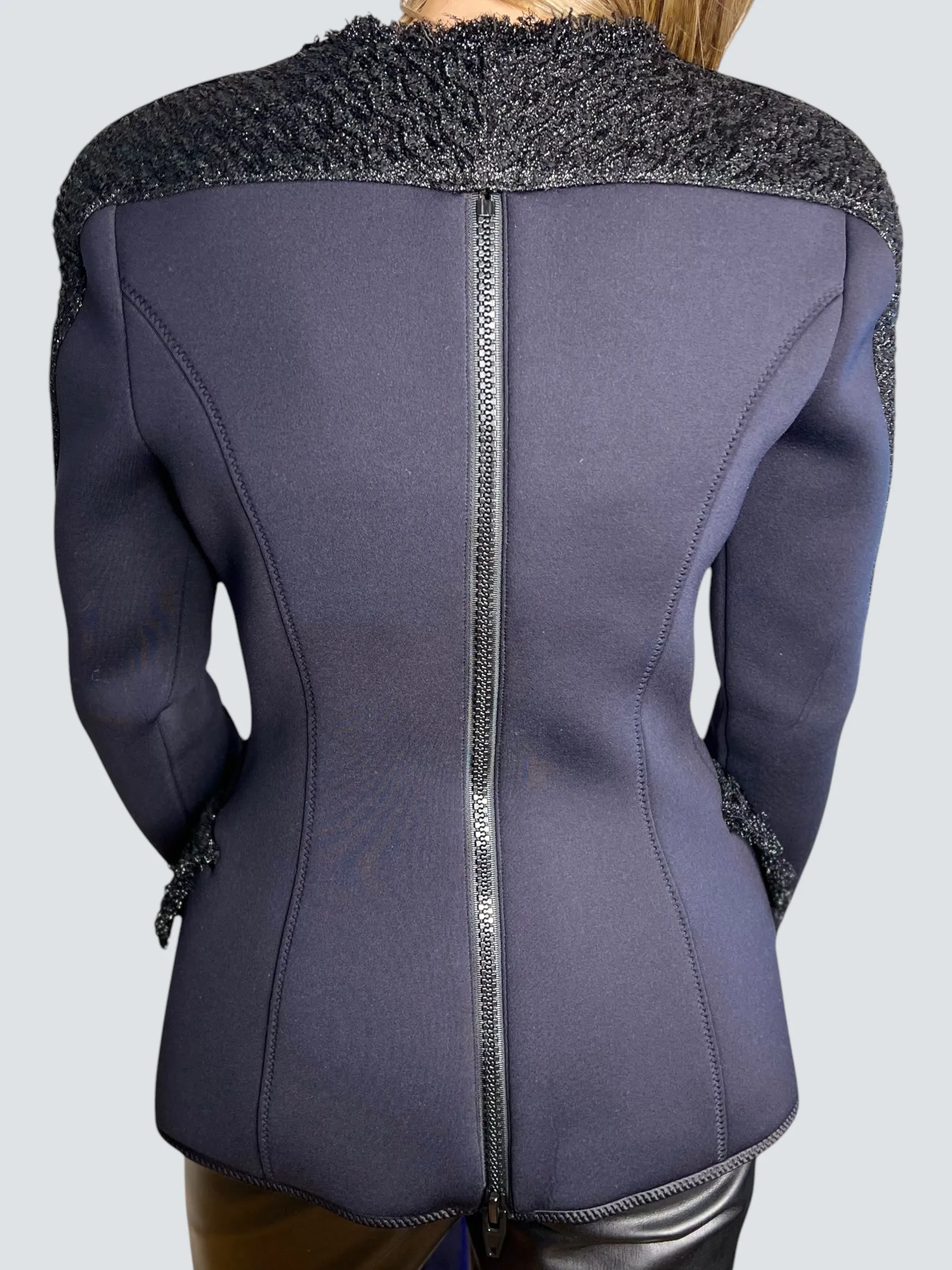 Alexander Wang Black Fitted Jacket - Size UK 8