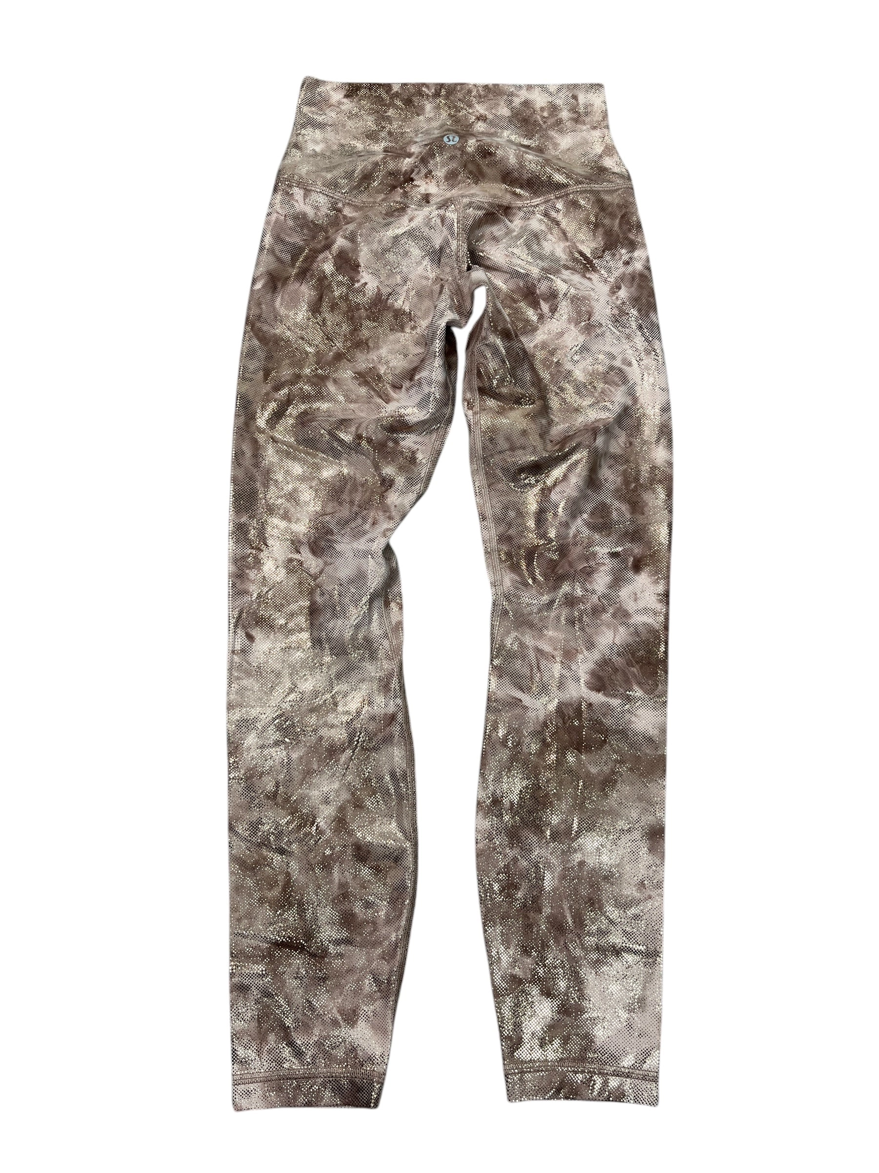 Athletic Leggings By Lululemon In Gold, Size:S