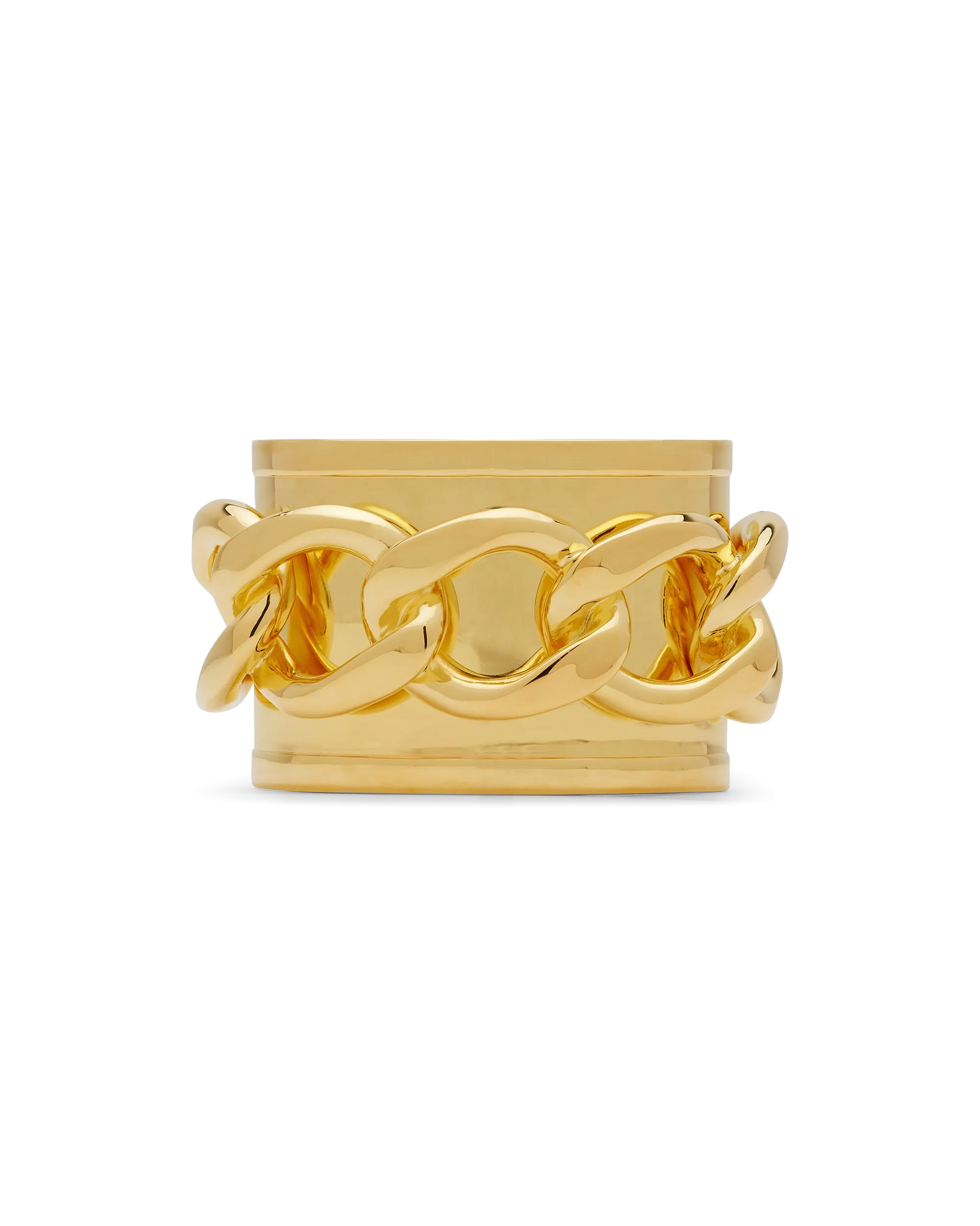 Brass Chain Cuff Bracelet