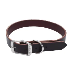 Circle T® Latigo Leather Town Dog Collar, Small