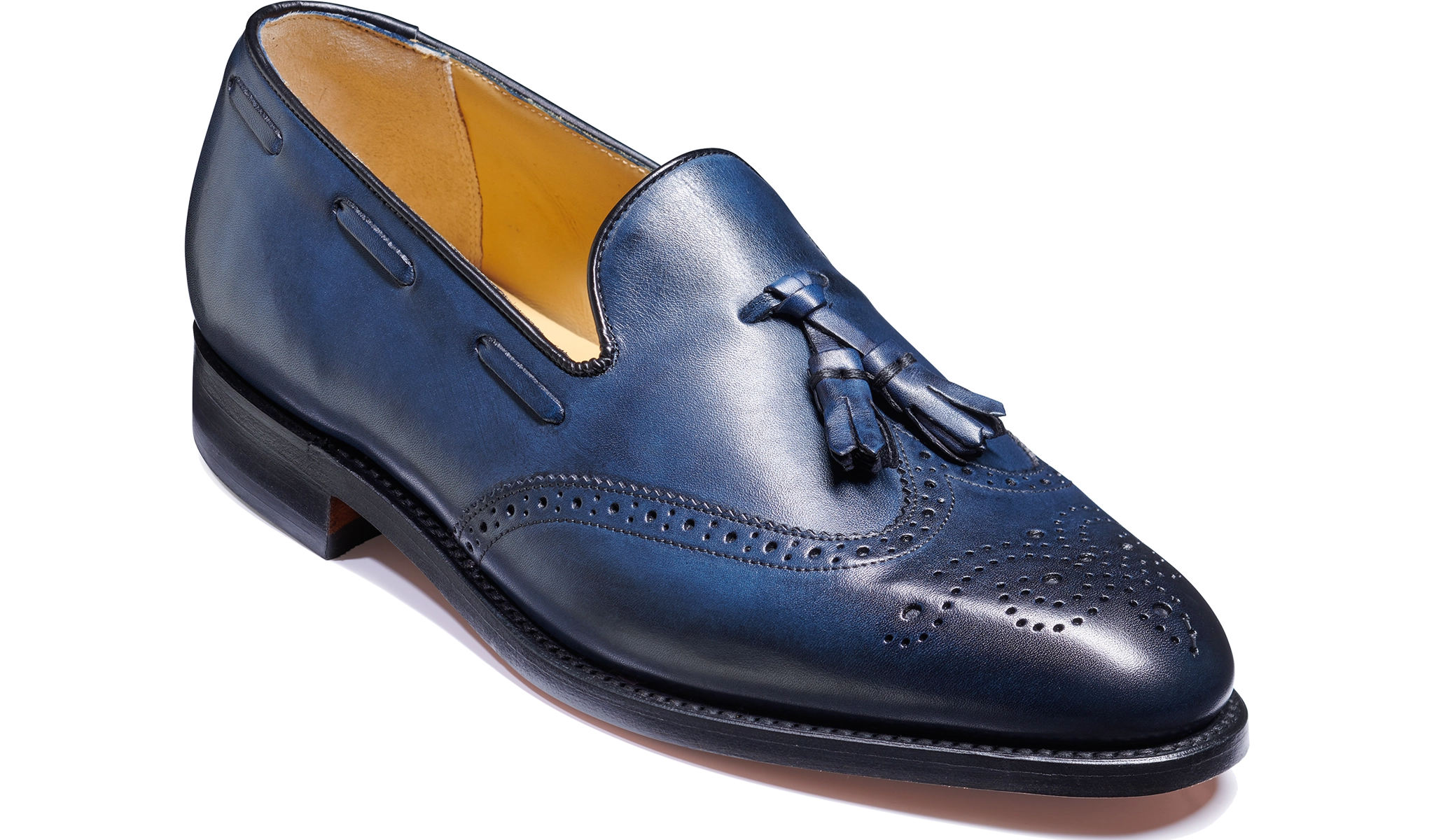 Clive - Navy Hand Painted