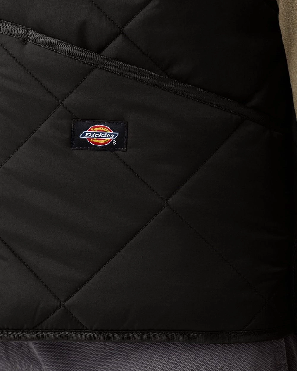 Dickies Mens Diamond Quilted Gilet