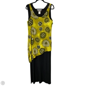 Dress Casual Maxi By Clothes Mentor In Black & Green, Size: M