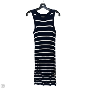 Dress Casual Midi By Banana Republic In Navy, Size: Xs
