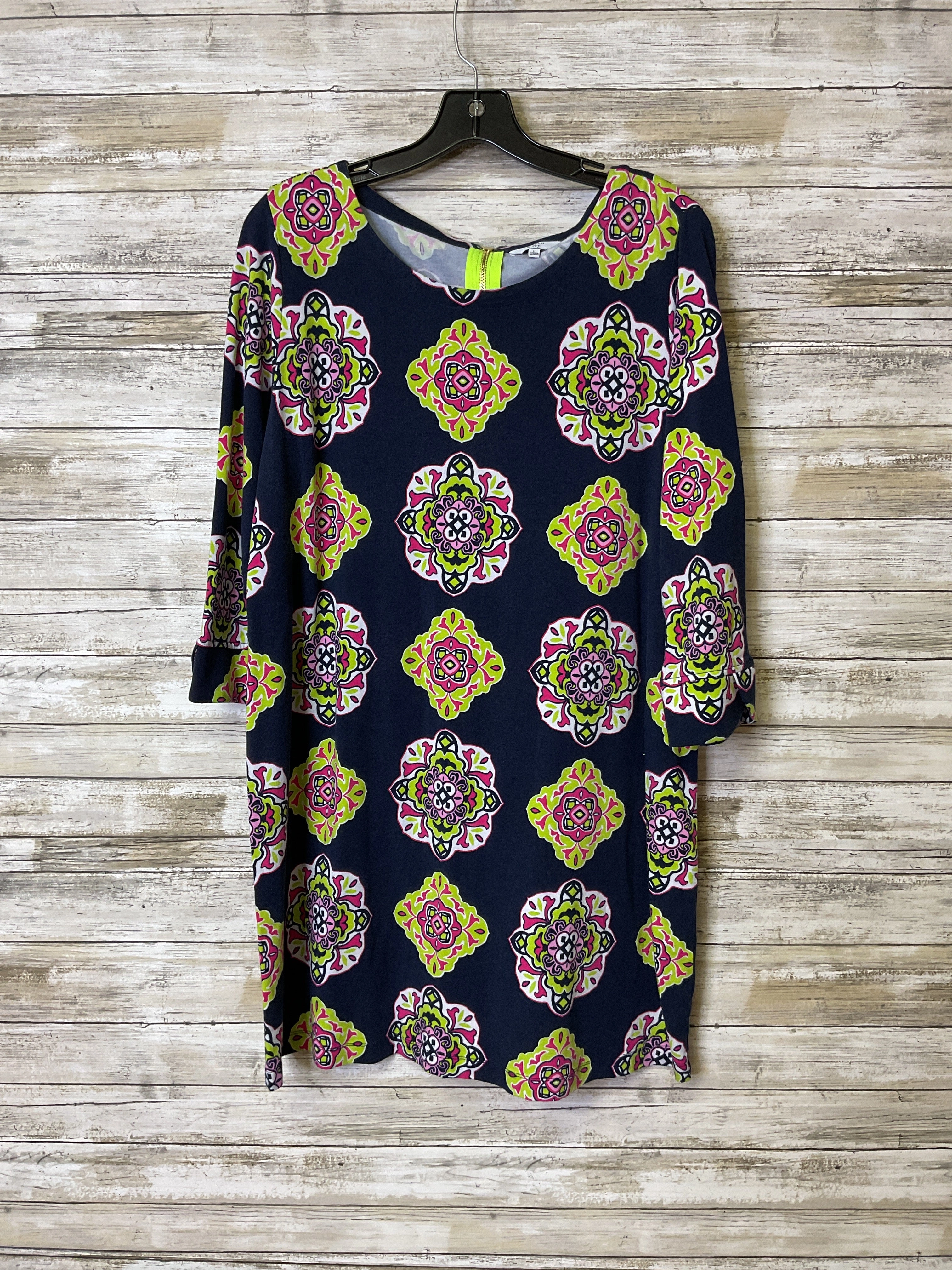 Dress Casual Midi By Crown And Ivy In Multi, Size:L