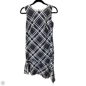Dress Casual Midi By White House Black Market In Black & White, Size: 0