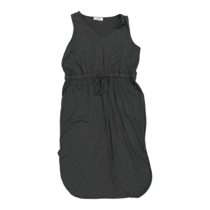Dress Casual Midi By Zenana Outfitters In Grey, Size:Xl