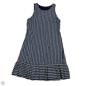 Dress Casual Short By Abbey Glass In Blue & White, Size: S