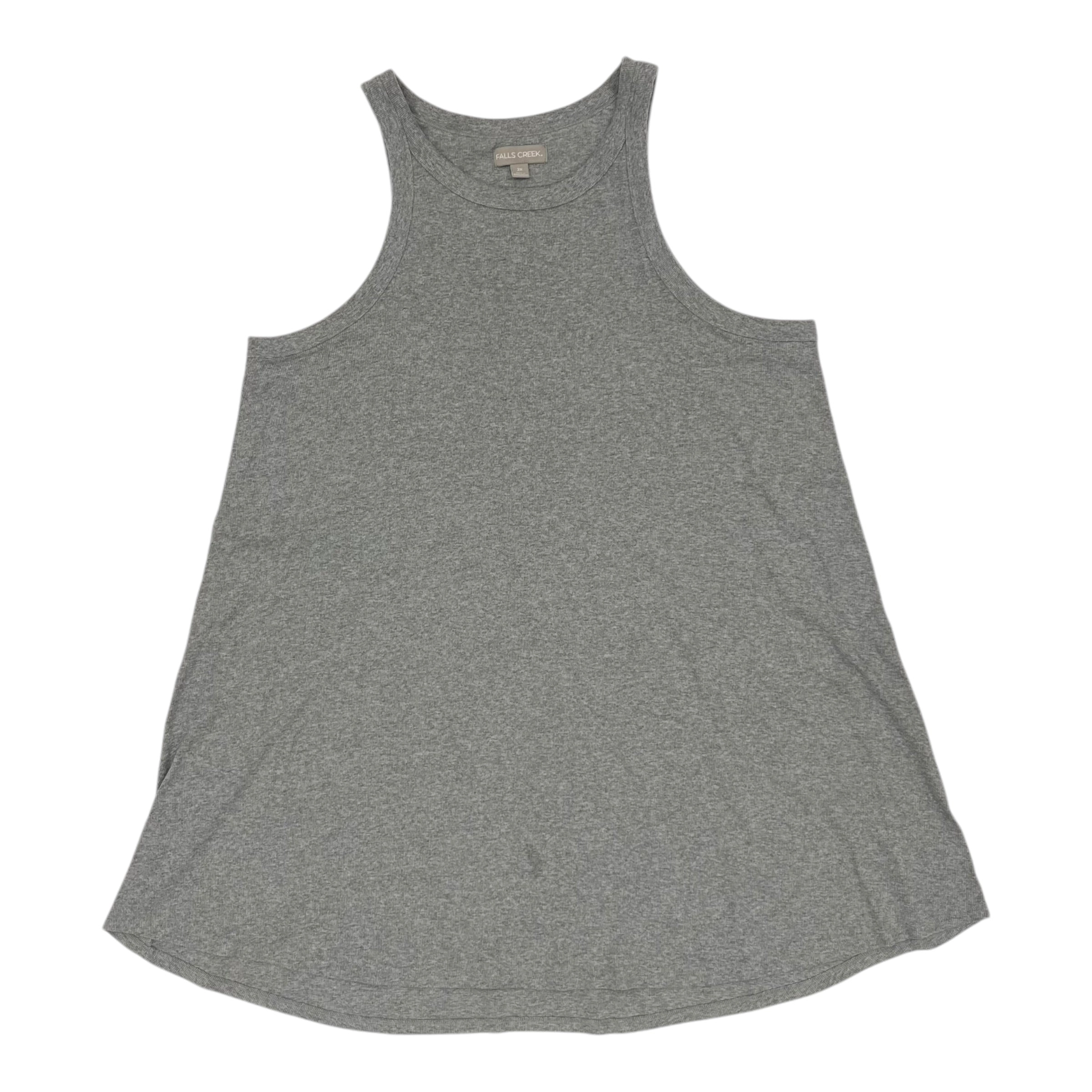 Dress Casual Short By Falls Creek In Grey, Size:2X