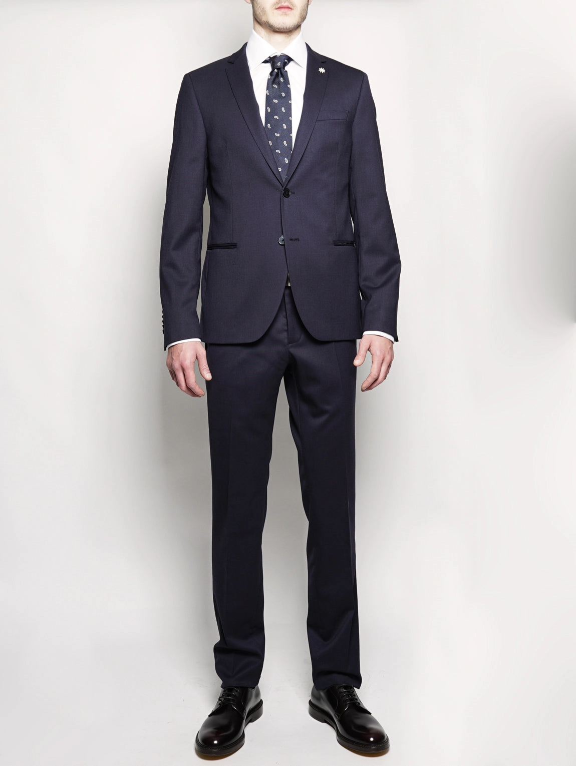 Dress in cool Blue wool