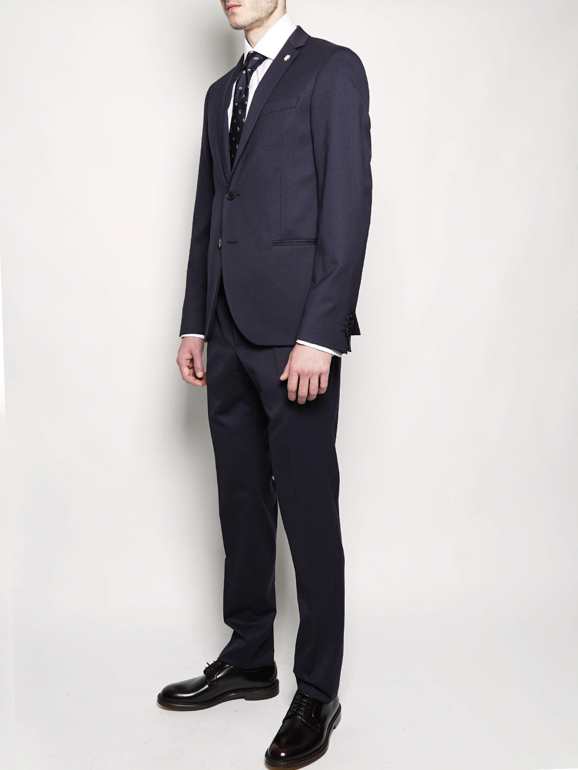Dress in cool Blue wool