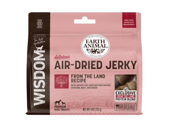 Earth Animal Wisdom™ Air-Dried From the Land Recipe Jerky