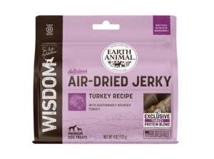 Earth Animal Wisdom™ Air-Dried Turkey Recipe Jerky Dog Treats