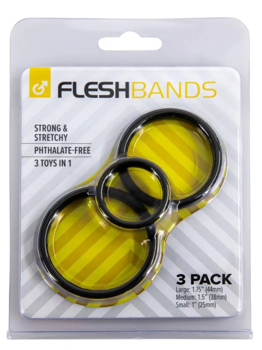 Fleshlight Flesh Bands 3 Pack