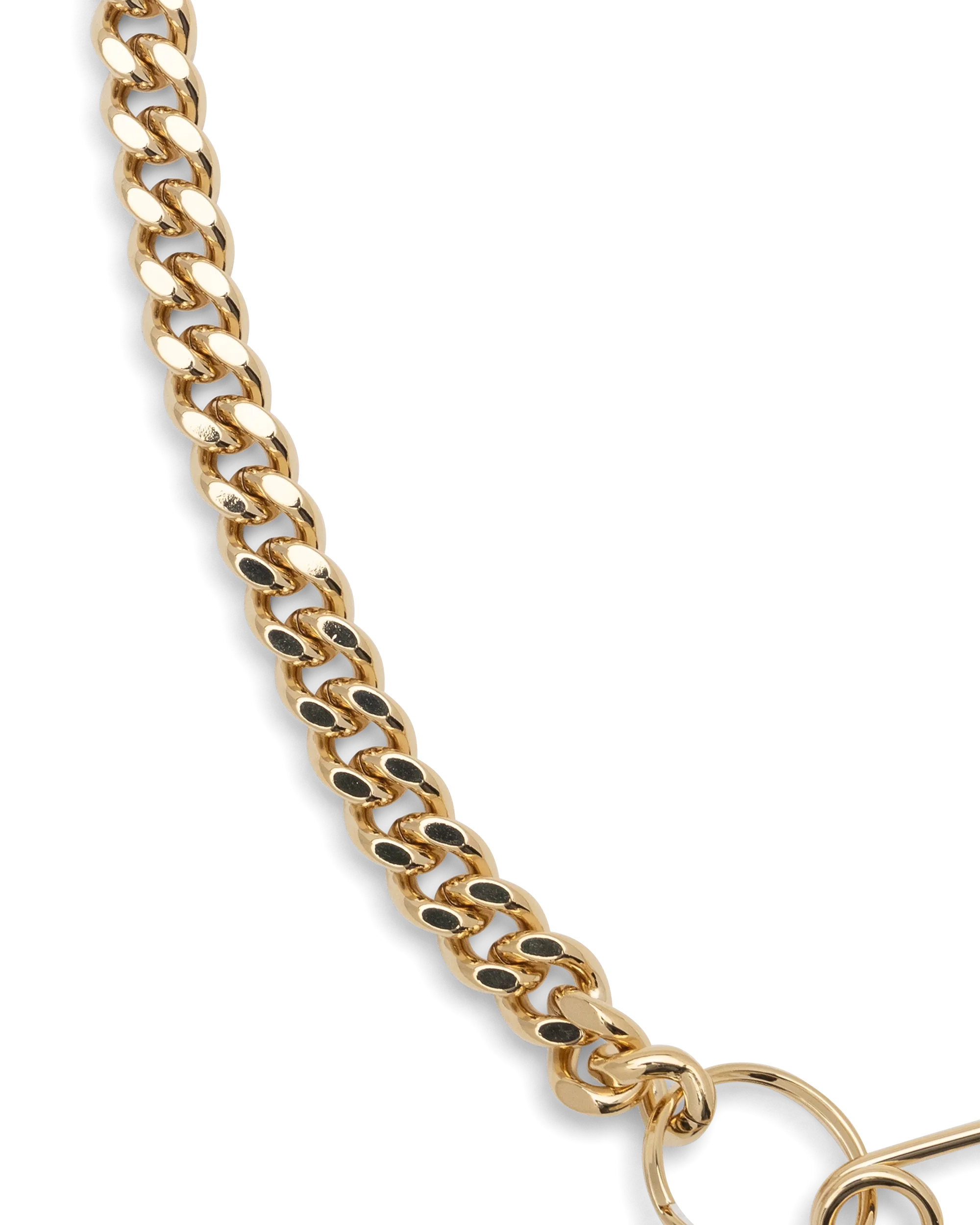 Gaultier Safety Pin Necklace