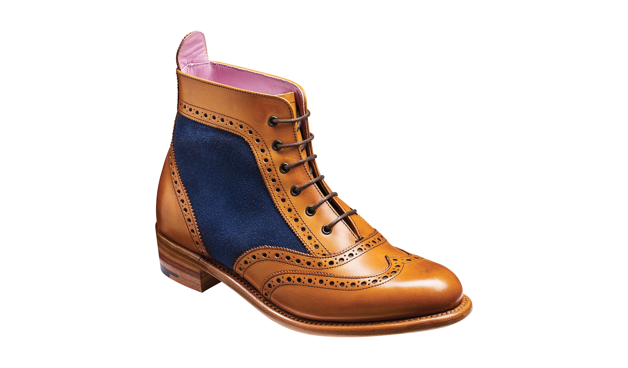 Grace - Cedar Calf / Blue Suede
