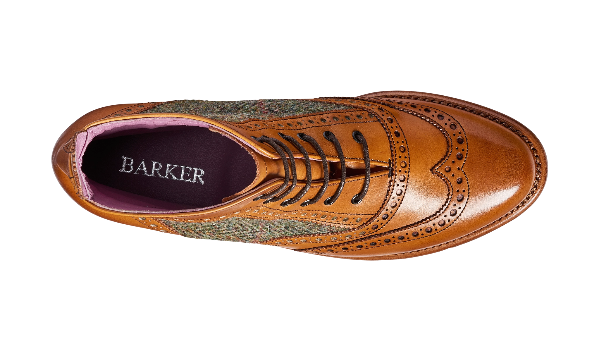 Grace - Cedar Calf / Green Tweed