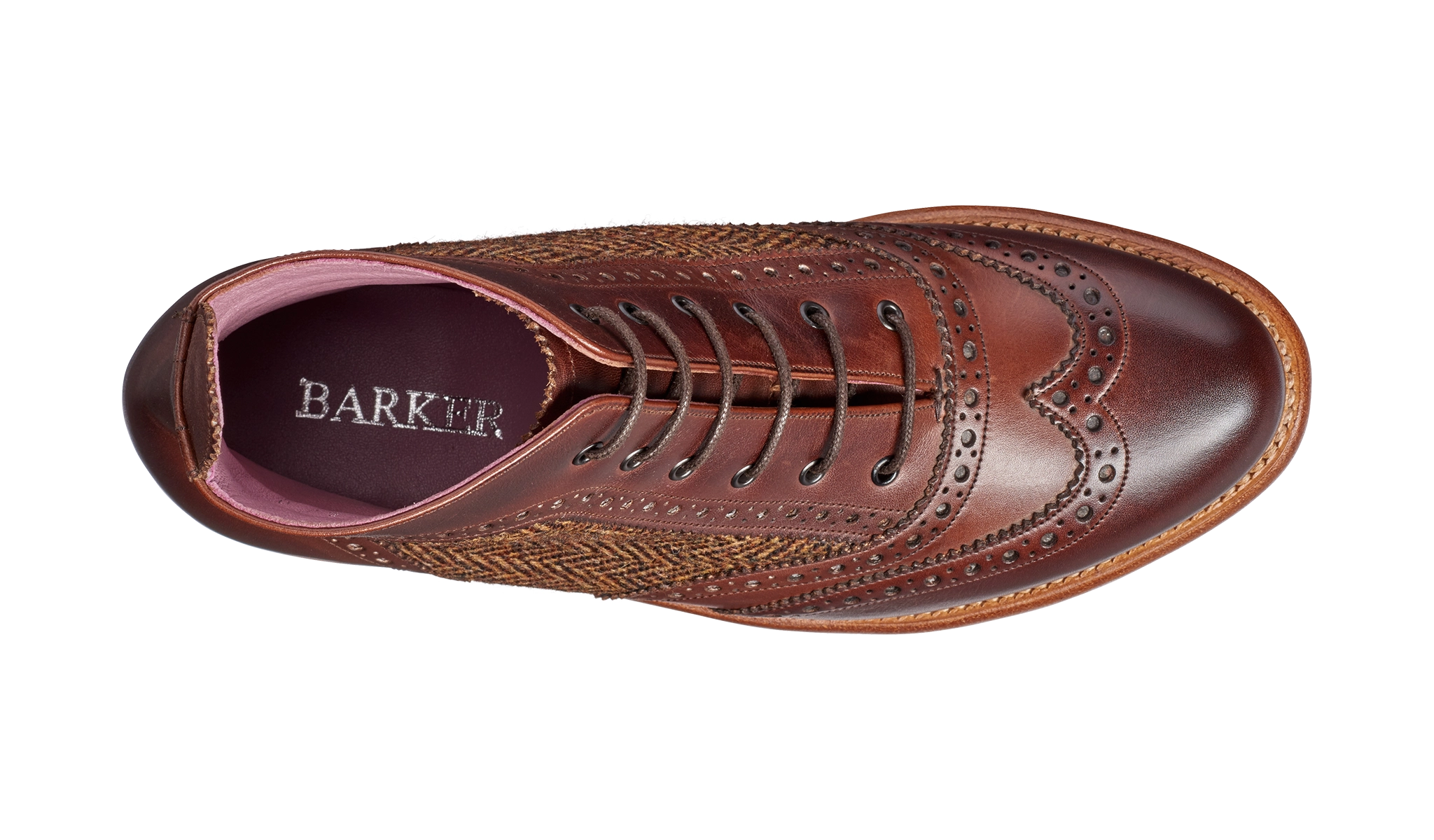 Grace - Walnut Calf Brown Tweed