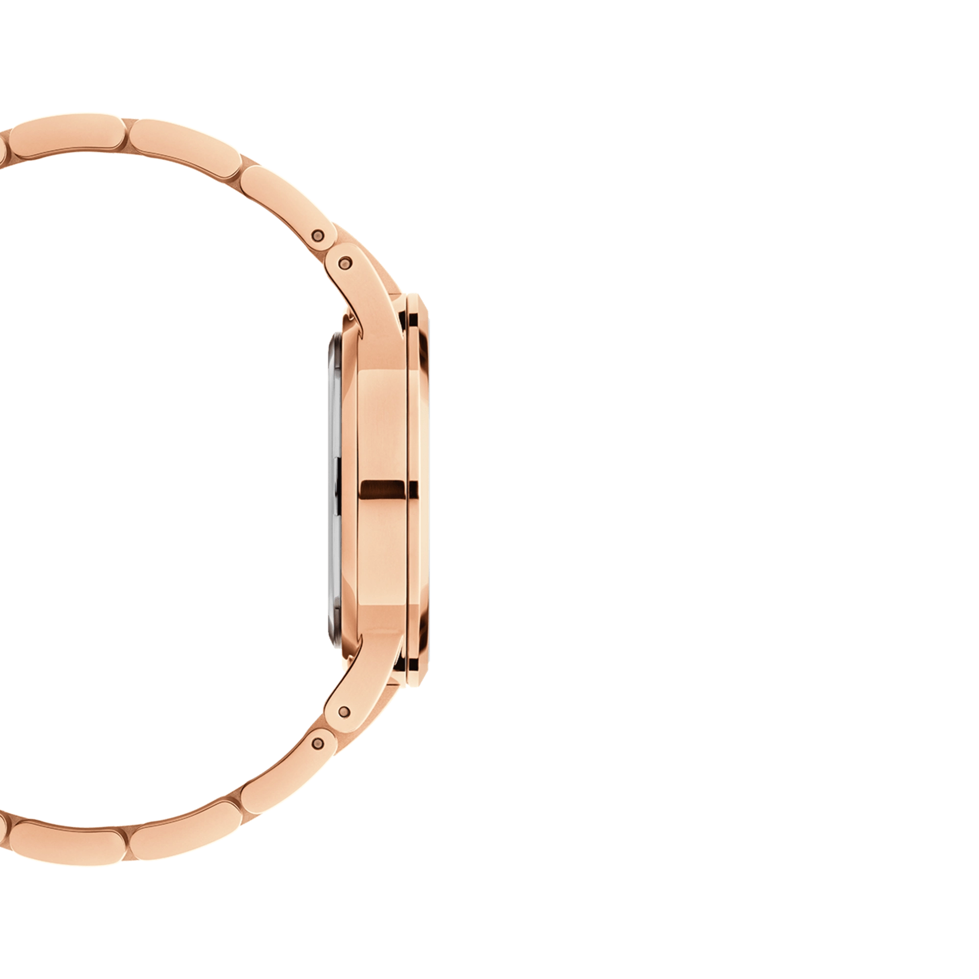 Iconic Link Amber Rose Gold