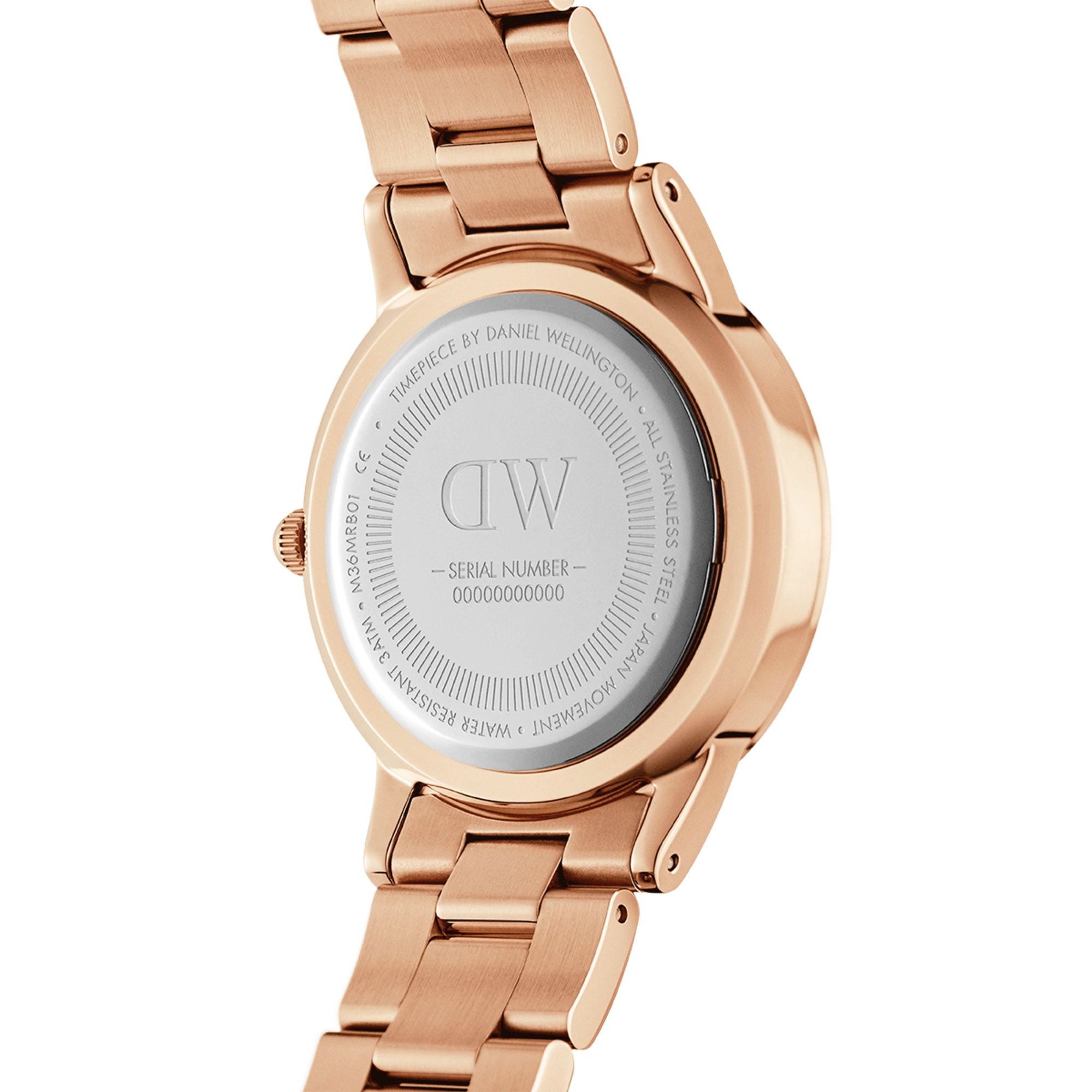 Iconic Link Amber Rose Gold
