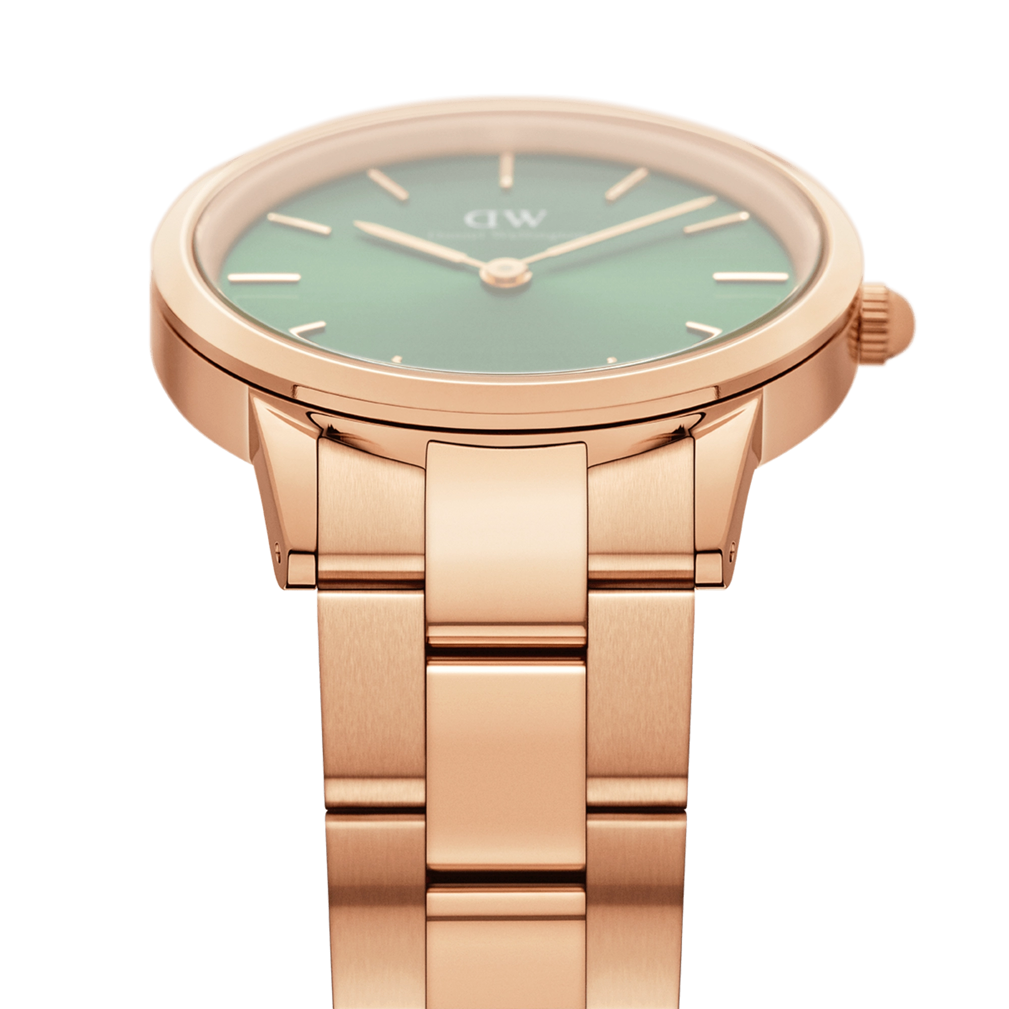 Iconic Link Emerald Rose Gold