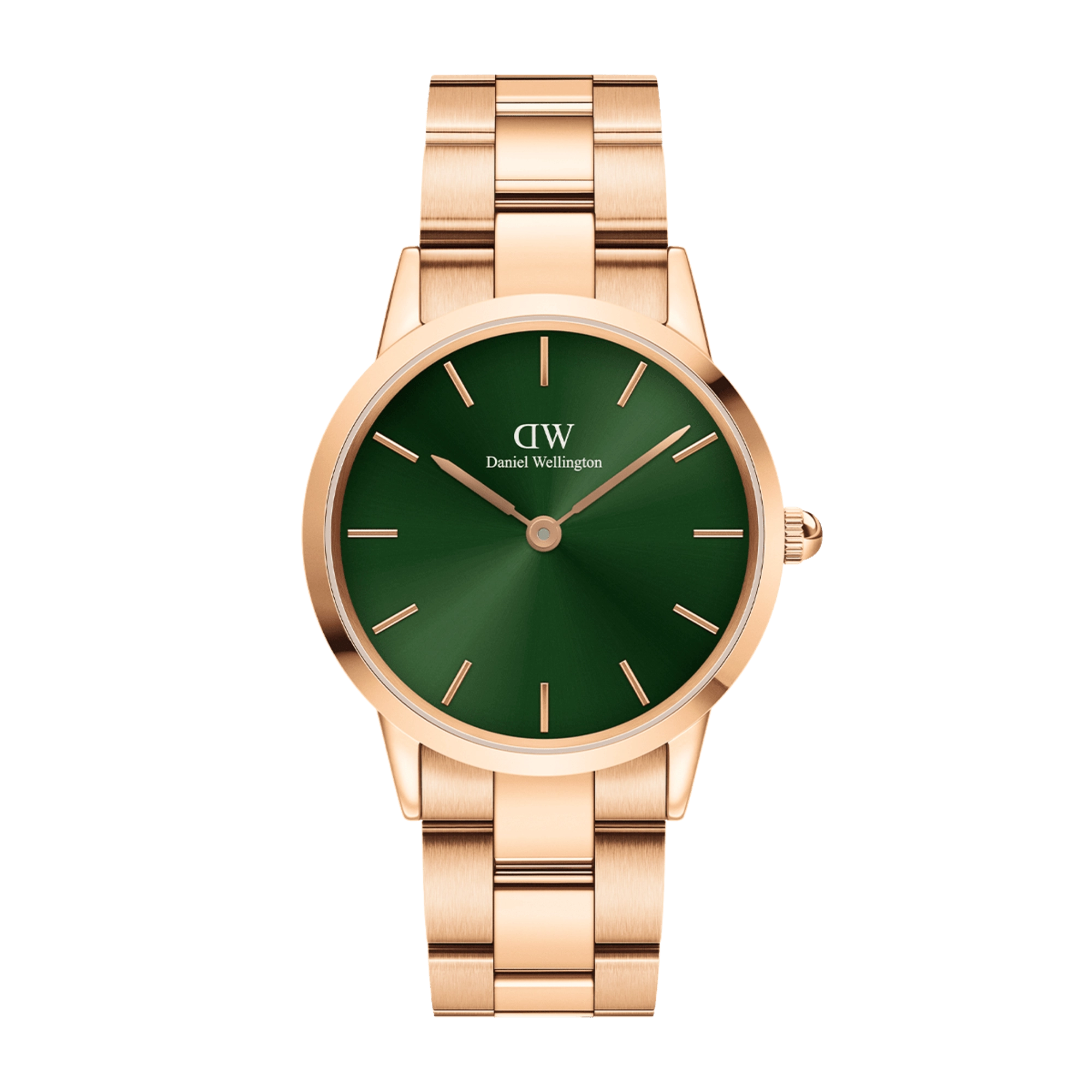 Iconic Link Emerald Rose Gold
