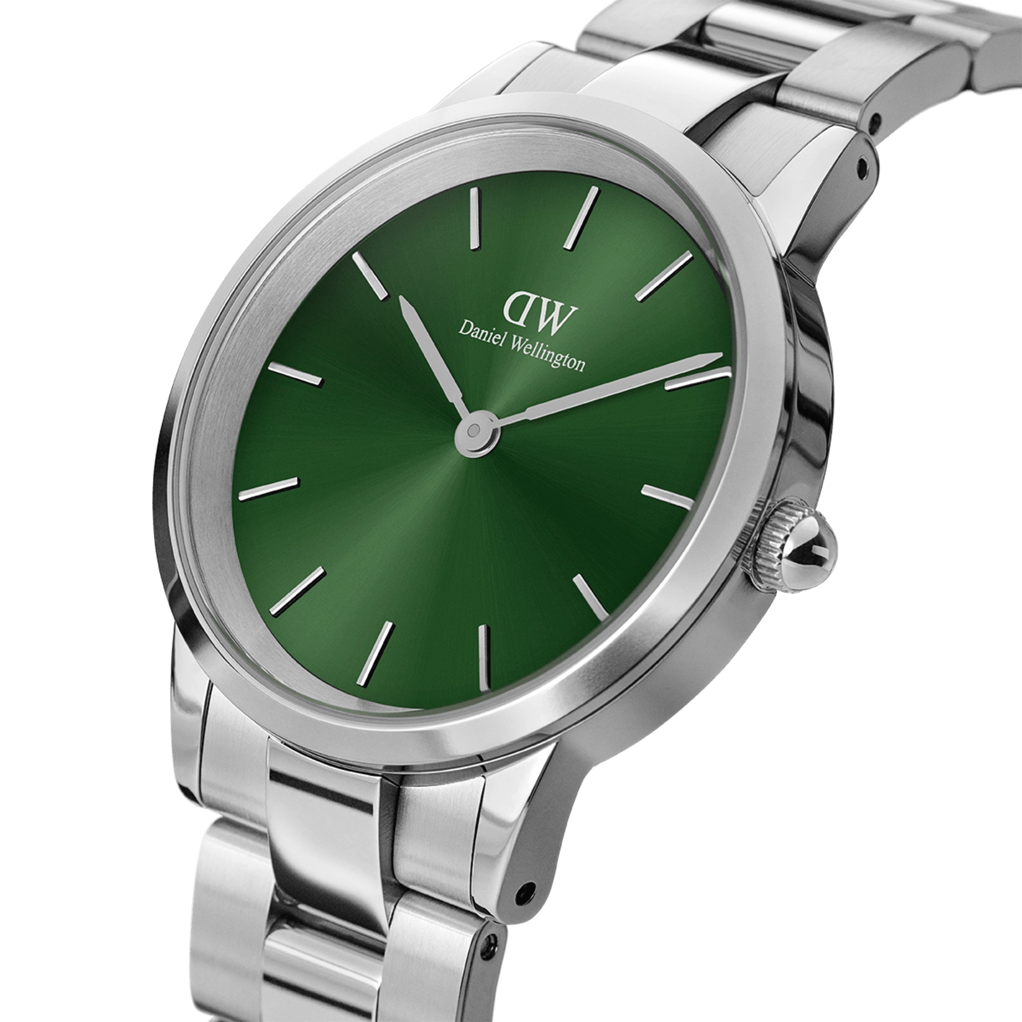 Iconic Link Emerald Silver