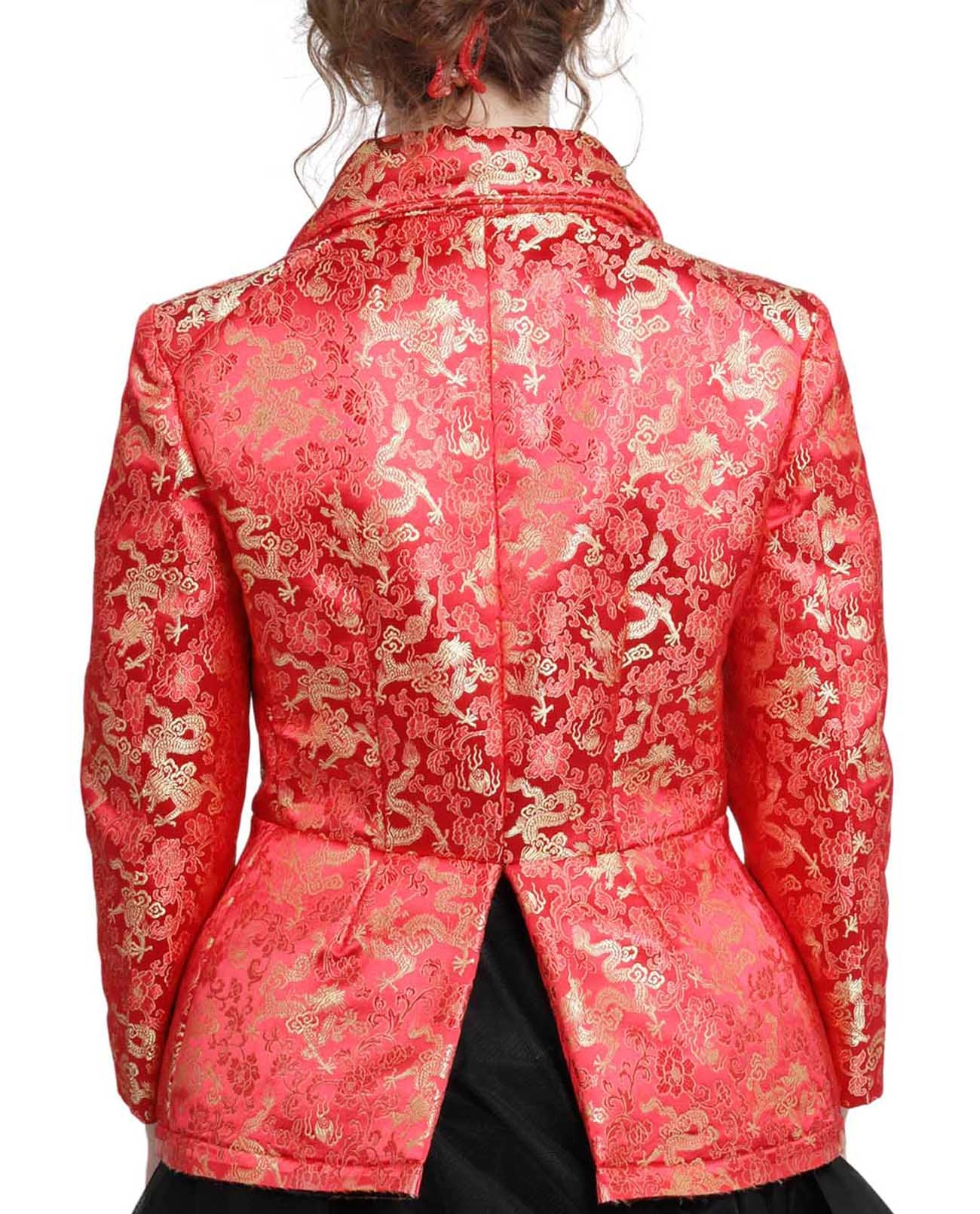 Junya Watanabe Dragon-Print Fitted Button Up Jacket