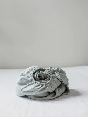 Linen Fitted Sheet | Sage Green