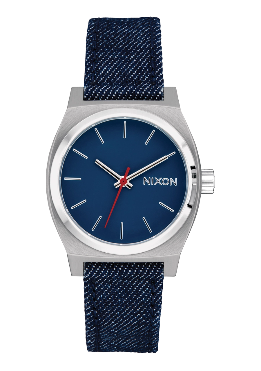 Medium Time Teller Denim - Silver / Indigo / Denim