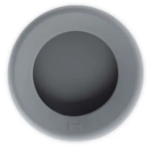 Messy Mutts No Spill Travel Bowl - Grey