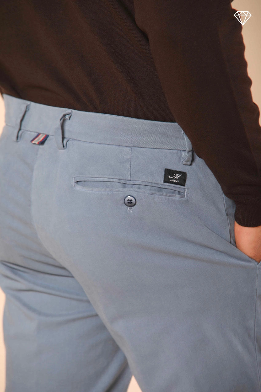 New York men's chino pants in gabardine stretch regular fit ①