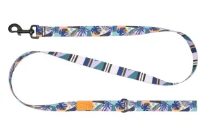 RC Pets Eco Leash for Dogs in Mystic Monstera and Lilac Edge Patterns