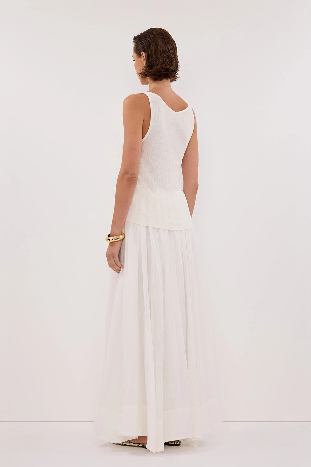 RUE WHITE KNIT TANK