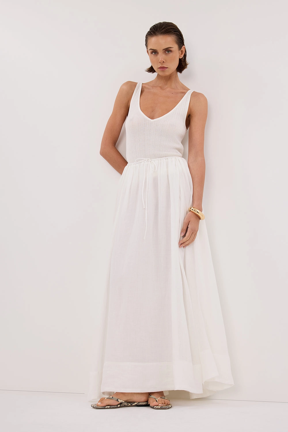 RUE WHITE KNIT TANK