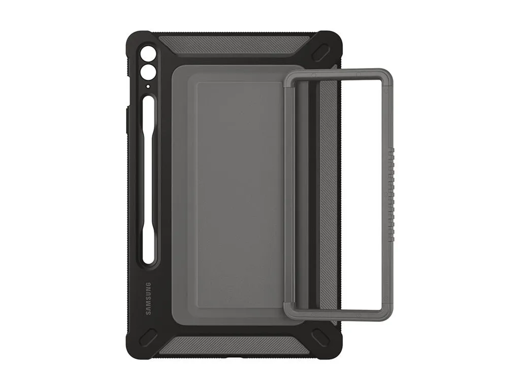 Samsung EF-RX610 - Back cover for tablet - rugged - black - for Galaxy Tab S9 FE  EF-RX610CBEGUJ