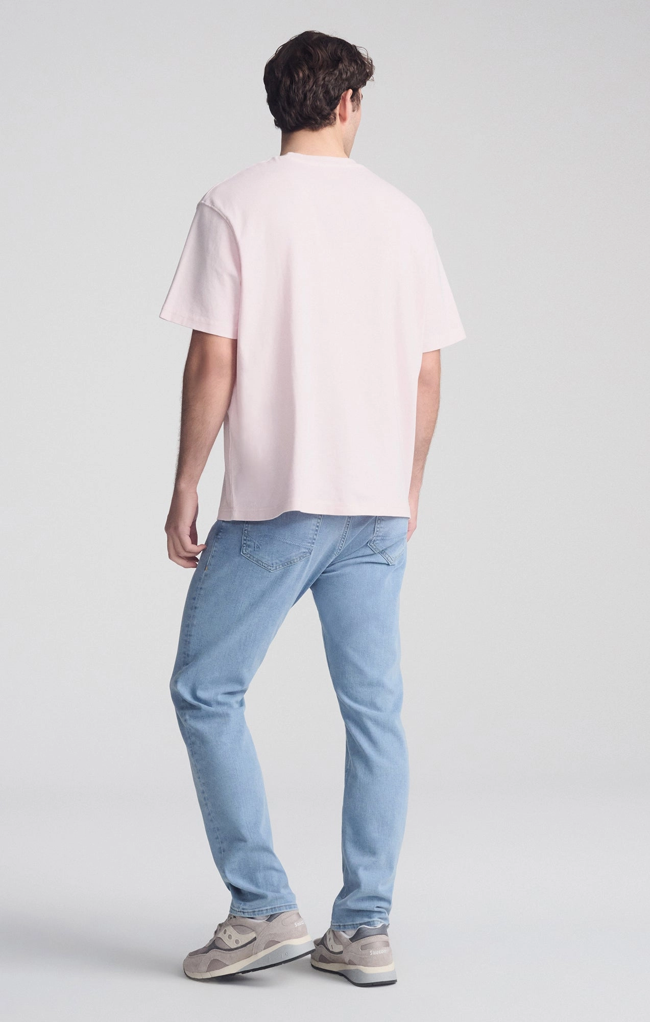 SHORT SLEEVE CREW NECK T-SHIRT IN SHRINKING VIOLET