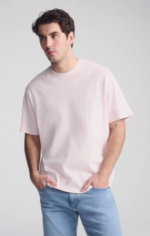 SHORT SLEEVE CREW NECK T-SHIRT IN SHRINKING VIOLET