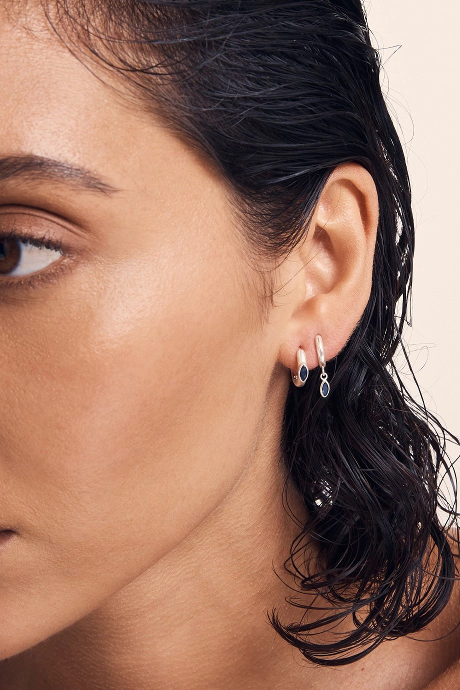 Temple Of The Sun Ales Earring - Silver