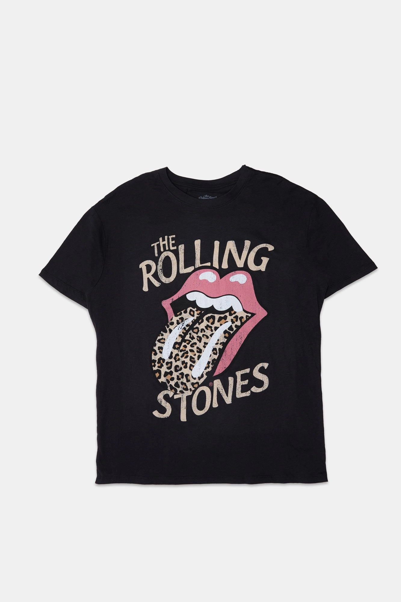 The Rolling Stones Leopard Graphic Boyfriend Tee