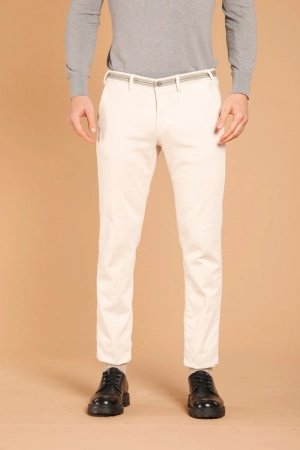 Torino Golf men's  chino pants in satin plush effect slim fit 