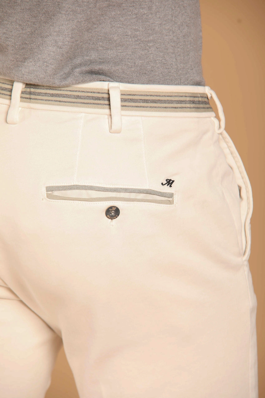 Torino Golf men's  chino pants in satin plush effect slim fit 