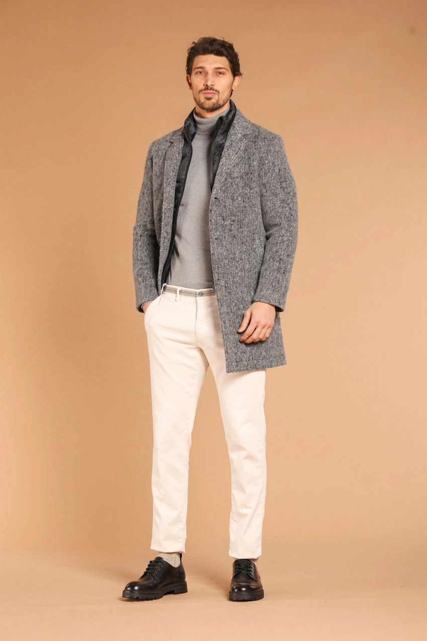Torino Golf men's  chino pants in satin plush effect slim fit 