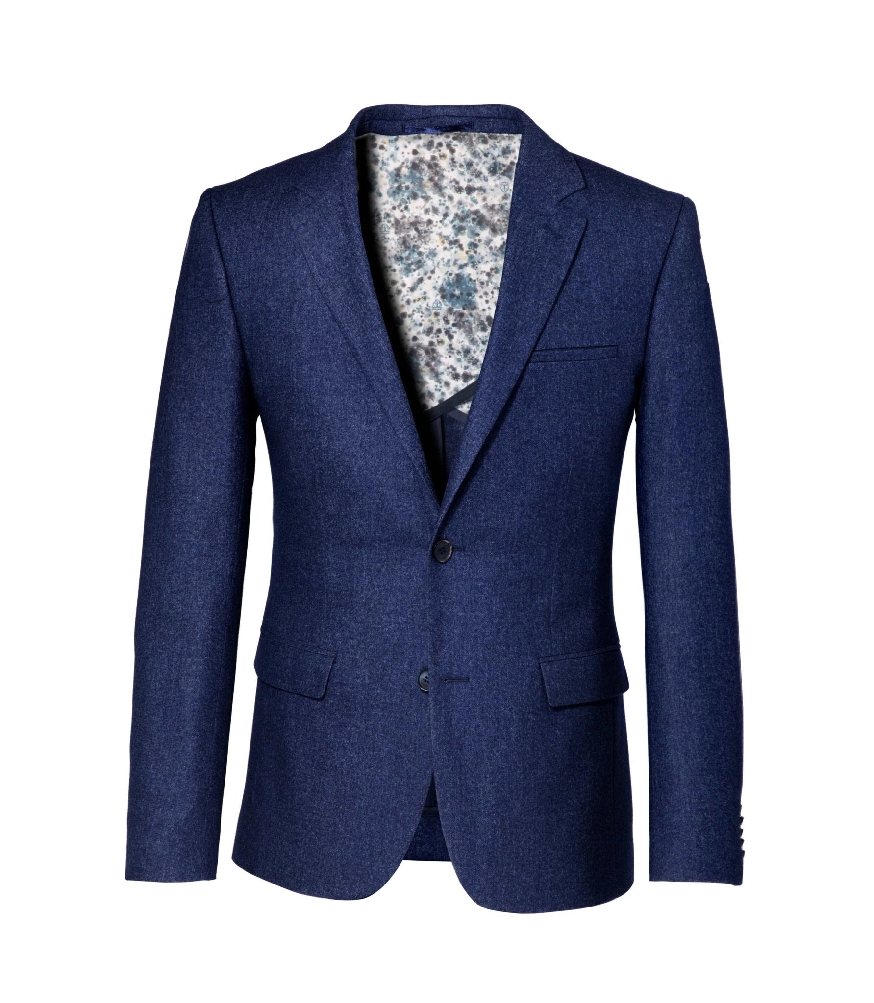 Veste ville en flanelle bleue Envol
