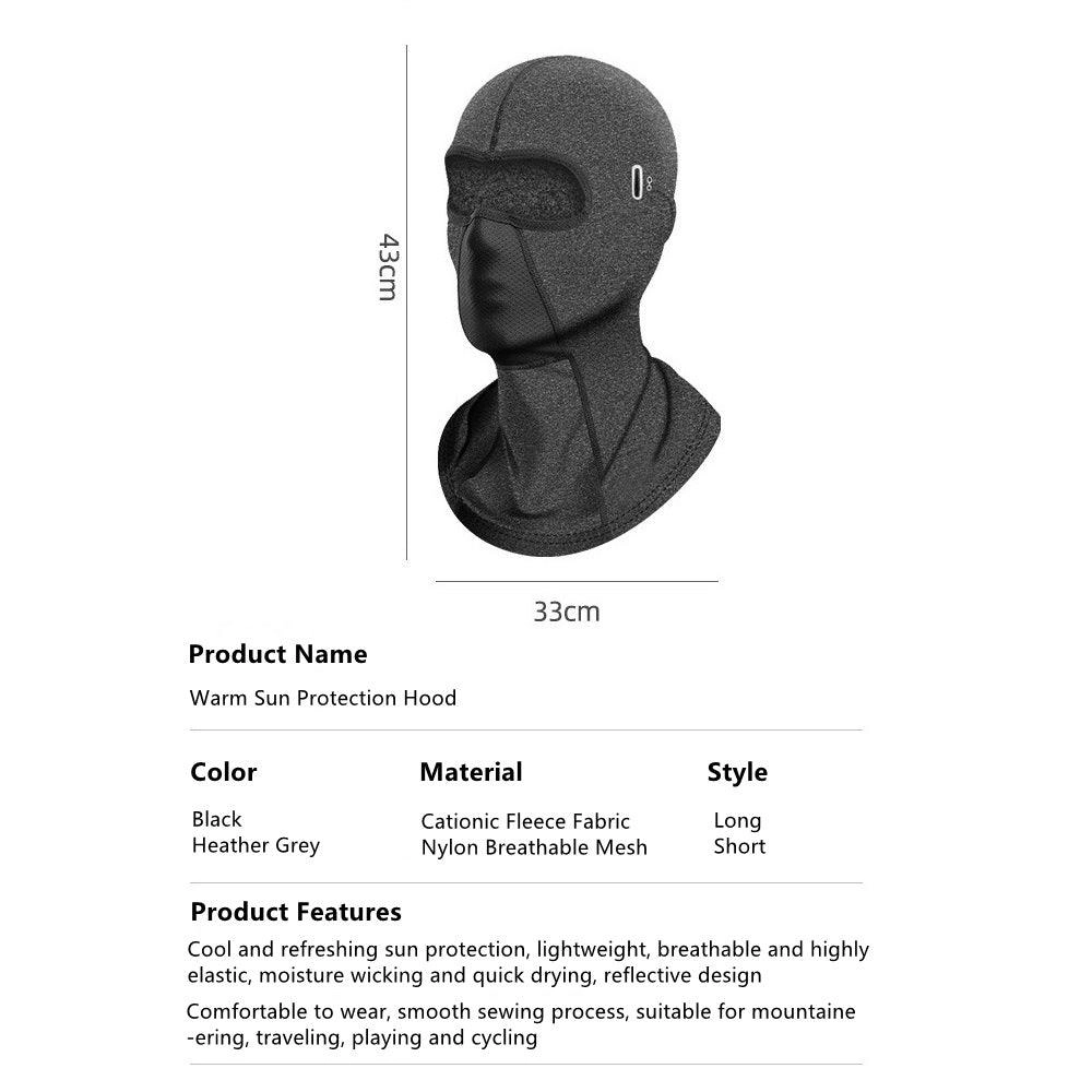 VIVI Bike Outdoor Cycling Warm Hood Masks