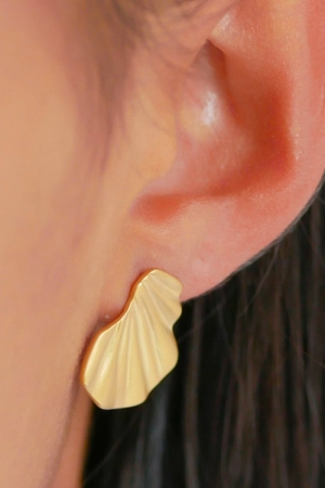 Wave Earring | Guld | Ørestikker fra Enamel
